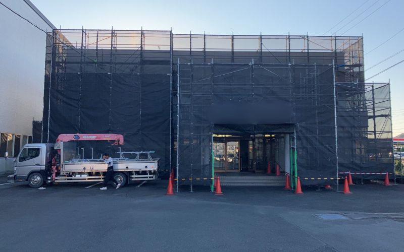 商業施設・工場 足場